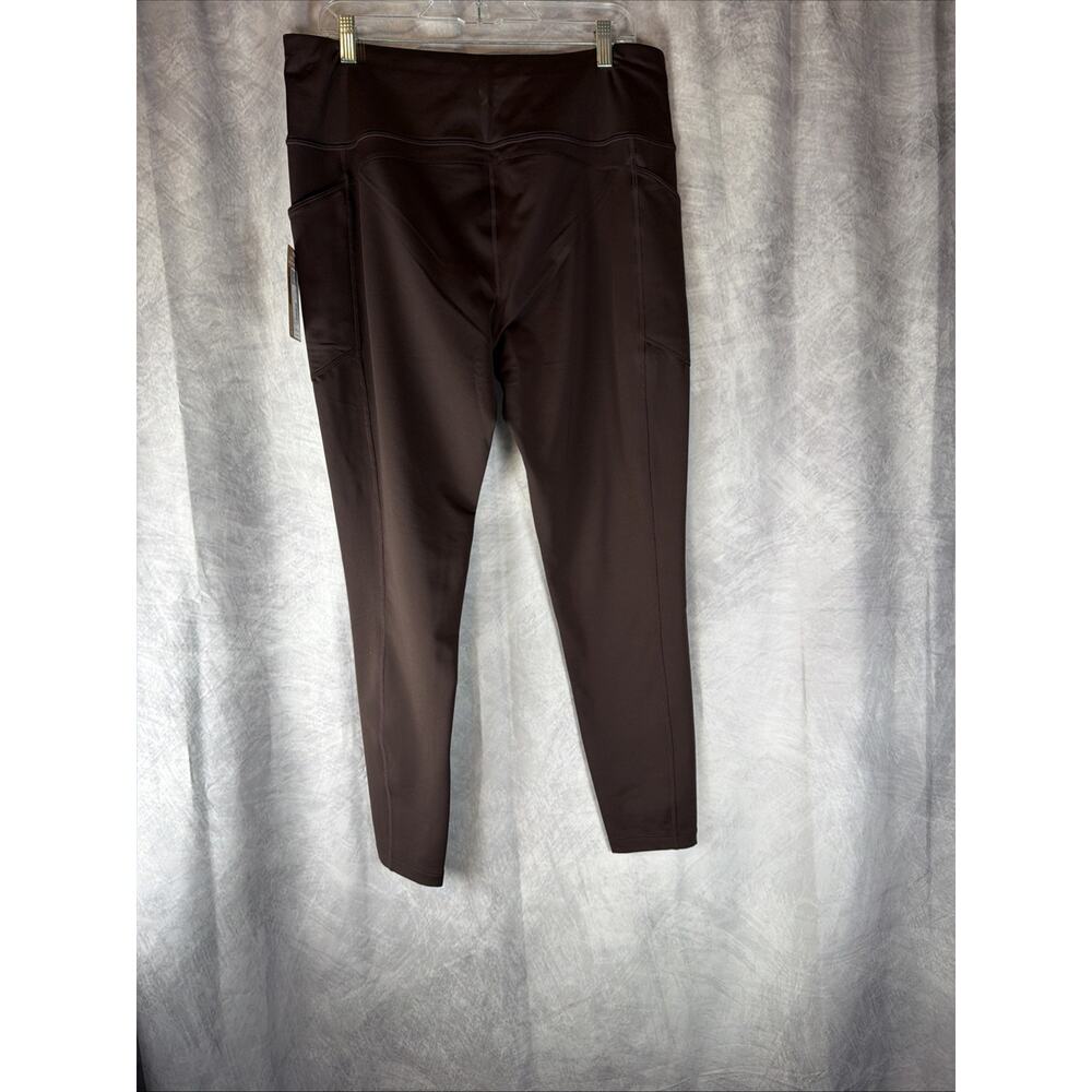 Eddie Bauer Womens Brown WR Crossover Trail Advent Leggings Size XL NWT MSRP $99 - Picture 7 of 8